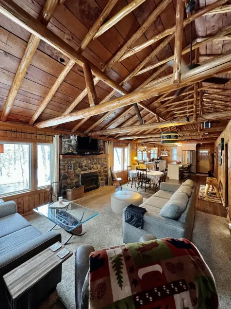 Riverfront cabin, on a secluded section of the Middle Branch, Pere Marquette - Image 1