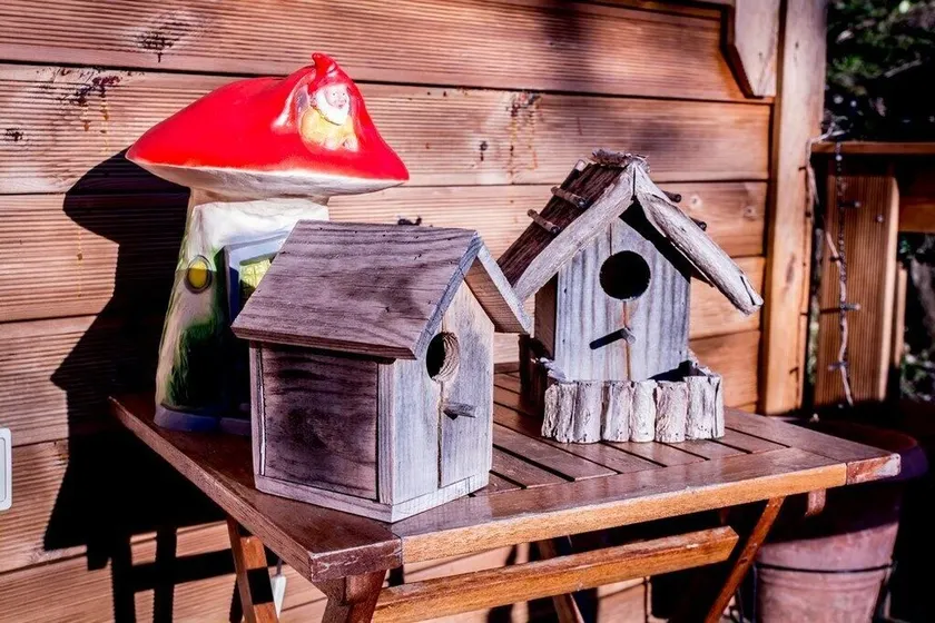 kedra Village wooden chalet in the mountain me iamatika loytra  with thermal spas - Image 1