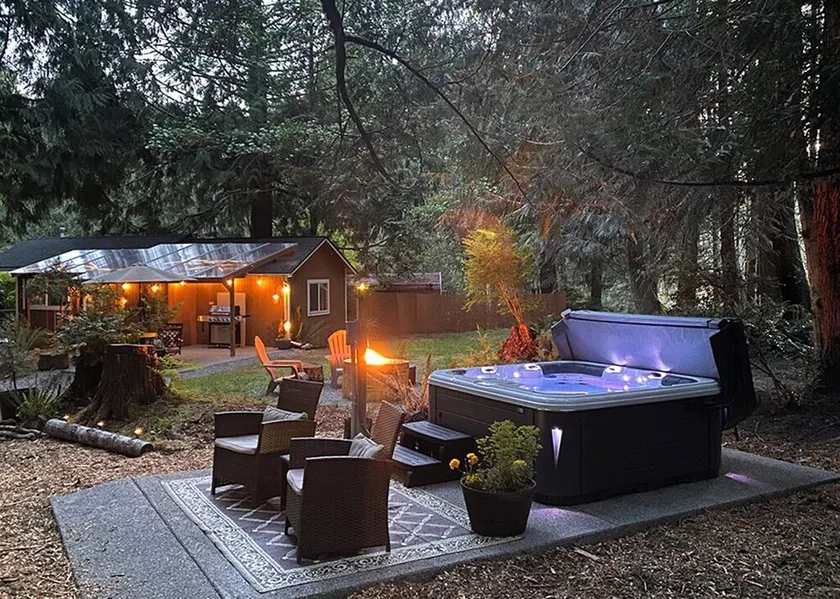 Cozy Forest Escape • Private Hot Tub • Trails & Gnome Walk • Near Beach - Image 1