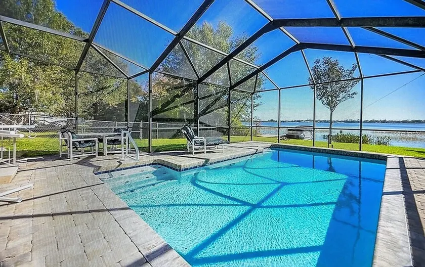 Lake Shipp House with pool and dock on the water - Image 1