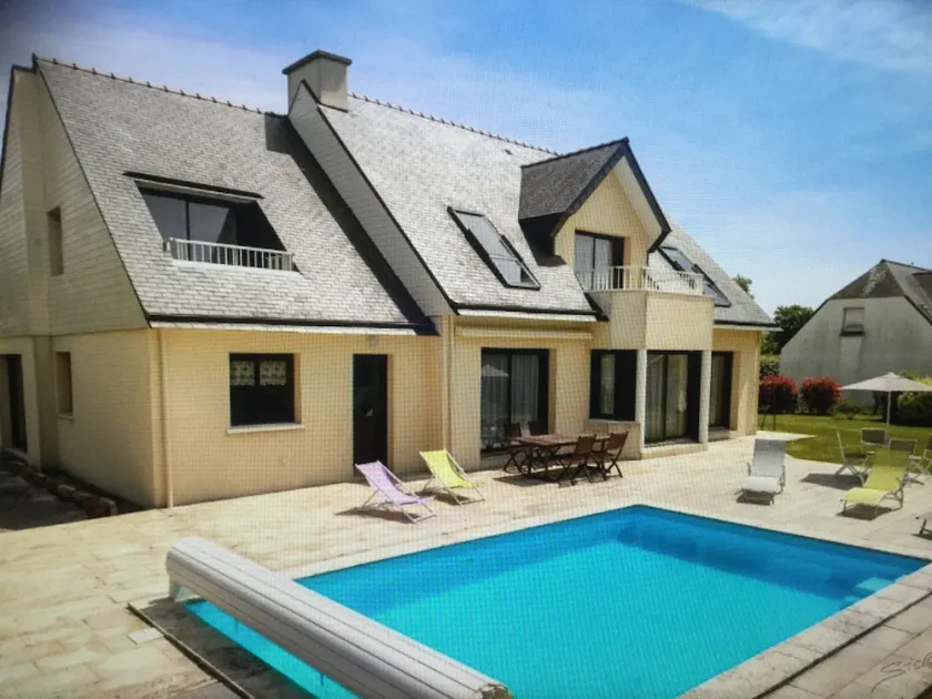 House for 12 persons close to the beach with a warmed up pool - Image 1