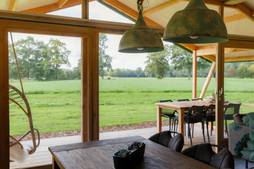 Special tent lodge with dishwasher, in Twente - Image 1