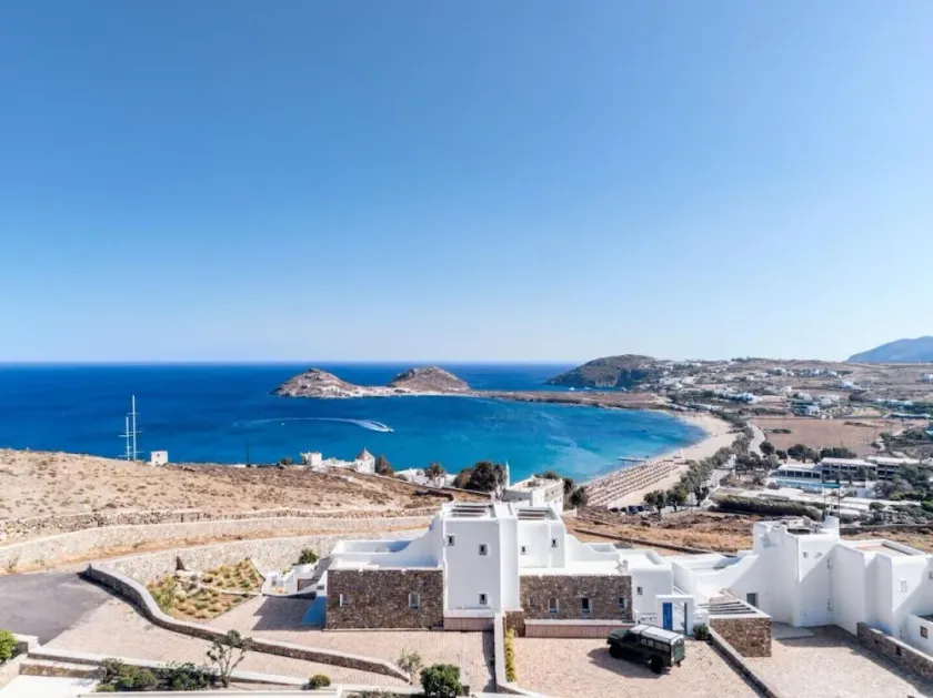 Villa Agapi, 2 min walk to the beach & heated pool, by Red Windmill Villas - Image 1