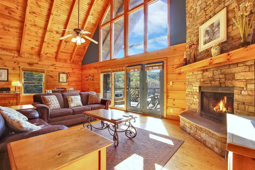 Mystic- Situated in a very private wooded setting with great mountain views!! - Image 1