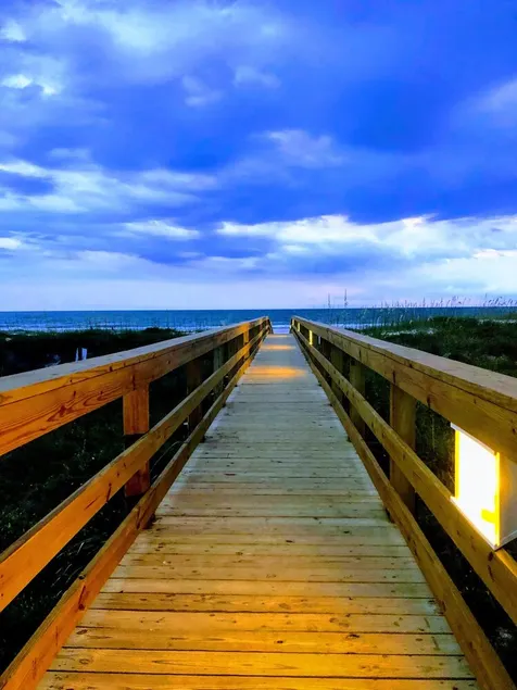 St Augustine Beach Island Escape 2 bed,2 bath,1st floor condo steps to the beach - Image 1