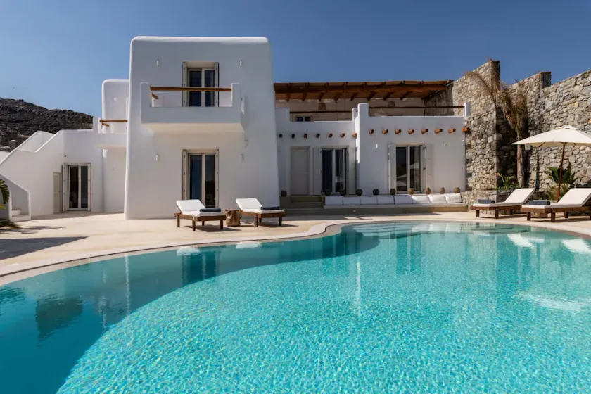 Villa V Kanalia with Spectacular view of the Little Venice Mykonos - Image 1