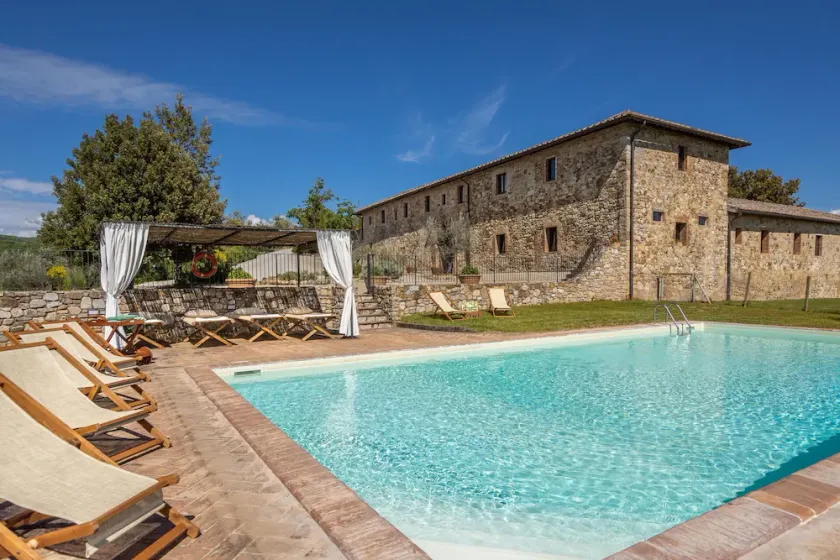 Beautiful private villa with WIFI, private pool, TV, patio and panoramic view, close to Siena - Image 1
