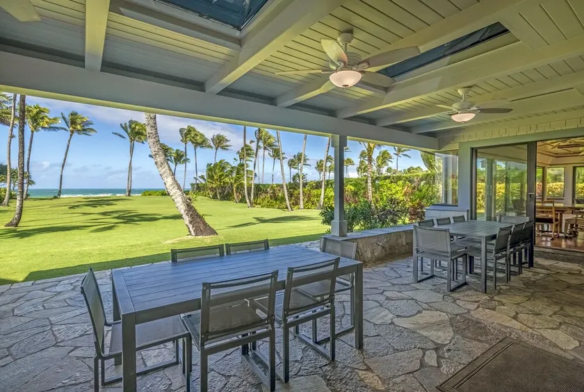 Beach Front. Dolphin House. Hanalei Bay, Kauai. - Image 1