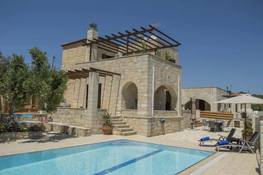 MINOS VILLA Private Pool - 3 Bedroom Stone Villa - BBQ - Image 1