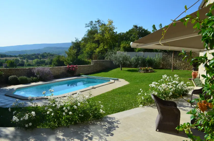 GOULT Luberon superbe maison de village climatisée vue exceptionnelle piscine - Image 1