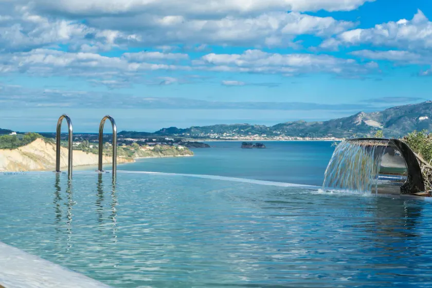 Kymaros Luxury Villa Lofos, 3 bedrooms, private pool, sea view - Image 1
