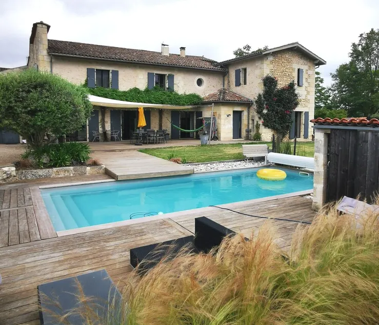 Karaktär hus med uppvärmd pool 15 minuter från Bordeaux - Image 1