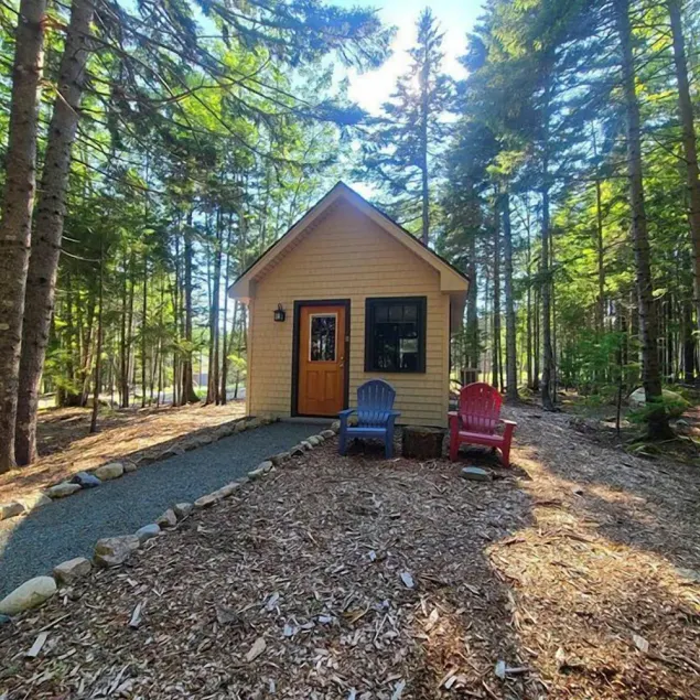 Precipice lille hus på Acadia Yurts - Image 1