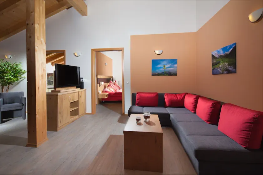 Watzmann, 2-4 pess., 120 m², 2 quartos, sala de estar, kitchenette, casa de banho, duche e WC, varanda - Image 1