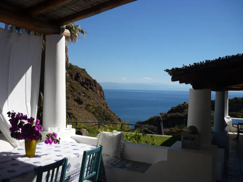 Lipariske Island Villa-villa Lipari, Privat Pool med Fantastisk Havudsigt - Image 1