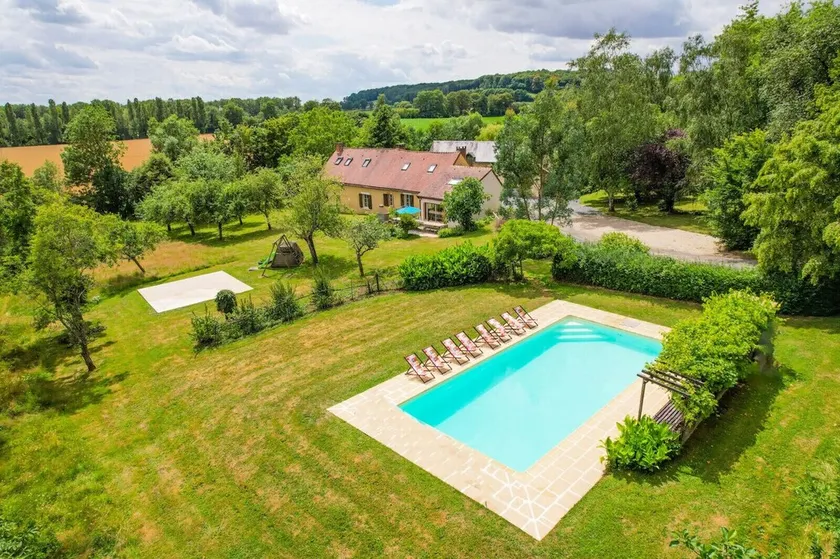 Crazy Villa Les Terres Douces 28 - Heated pool - Basket - 2h Paris - 31p - Image 1