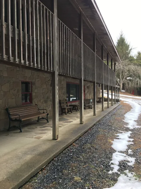 Lakeside view at Camp Golden Pond and affordable lodging for Penn State Events.  - Image 1
