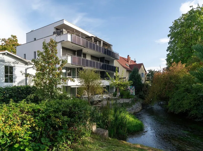 Apartment 2 in Apartment House “Aach Apart” near Lake Constance with Wi-Fi & Balcony - Image 1