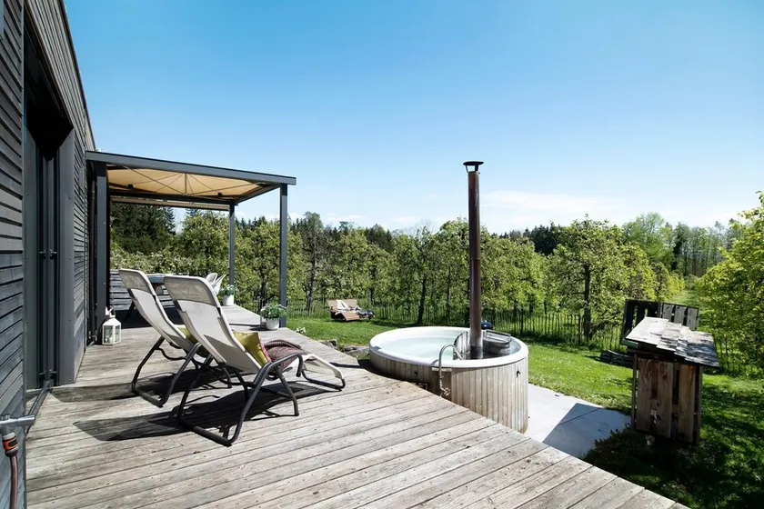 Chalé 'Bodensee Oberschwaben' com Terraço Privado, Jardim Privado e Wi-Fi - Image 1