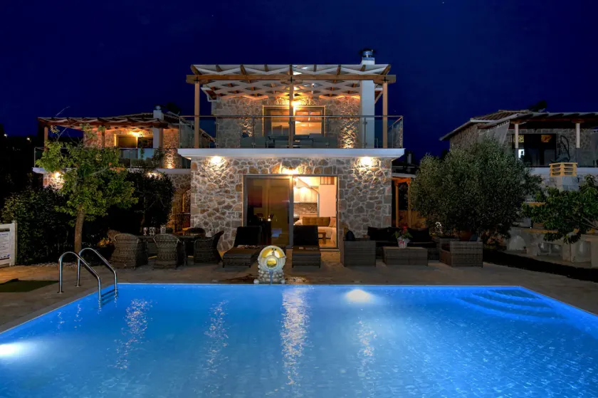 Luxury stone Villa Angela unrestricted view of the Ionian Sea - Image 1
