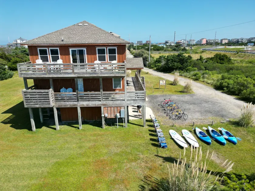 OBX Beach House + Cykler-Padlebord-Kajakker-Strandstoler-AC-Kabel TV-Gratis WiFi - Image 1