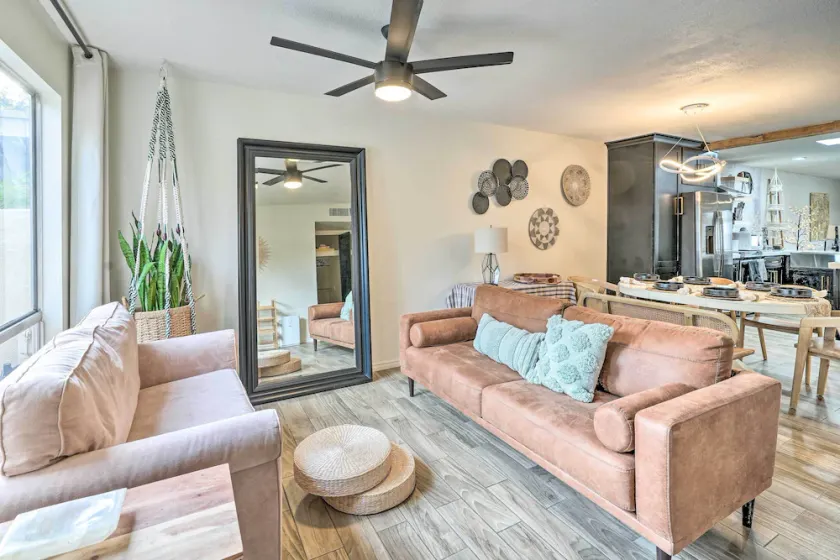 Patio & Workspace: Litchfield Park Vacation Rental - Image 1