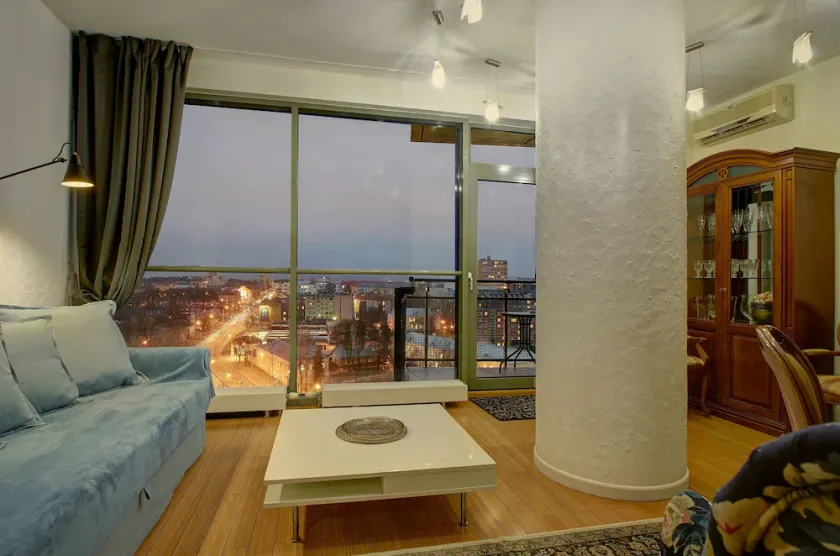 Helios Luxury apartment in Vilnius skyscraper - Image 1
