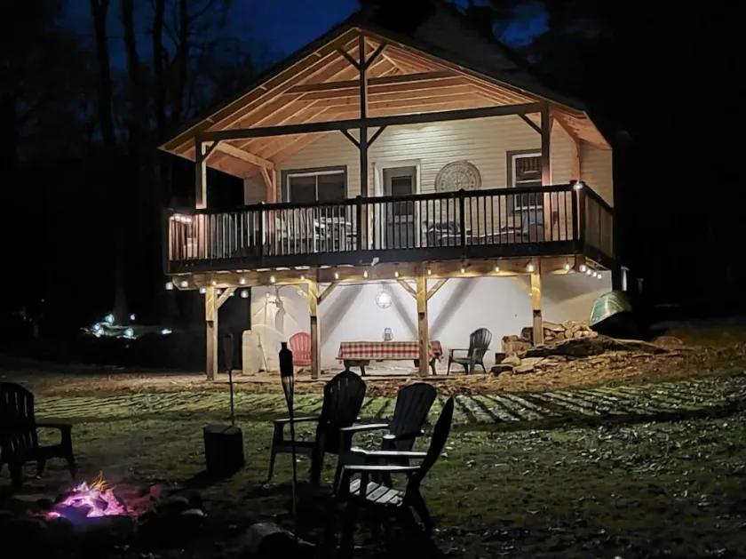 Delaware Riverfront Cabin Kun 90 Miles fra NYC - Image 1
