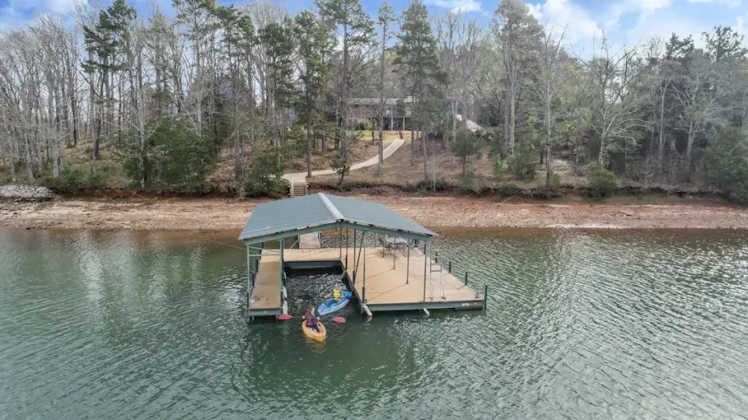 Lakefront Home on Lake Hartwell, private covered dock, ~16 miles from Clemson  - Image 1