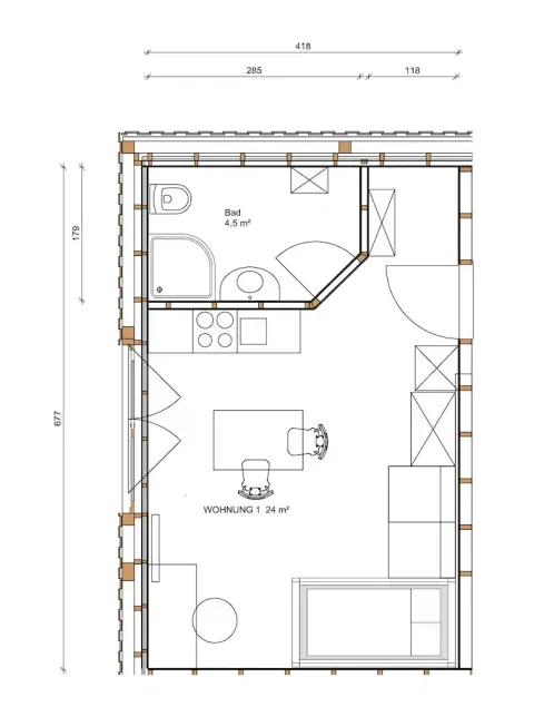 Ferienwohnung Rott am Inn Obergeschoß - Image 1