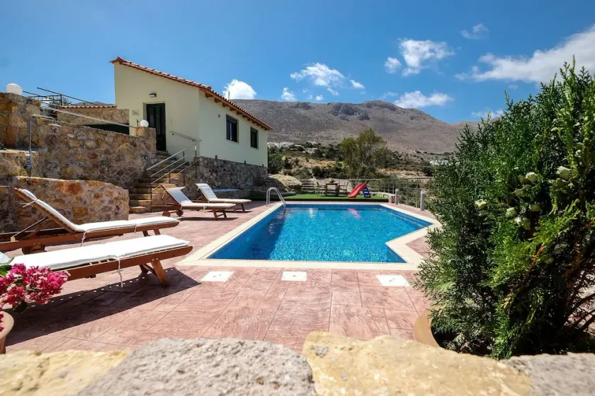 Impressive Platanias Villa Villa Bulma 2 Bedrooms Private Pool - Image 1