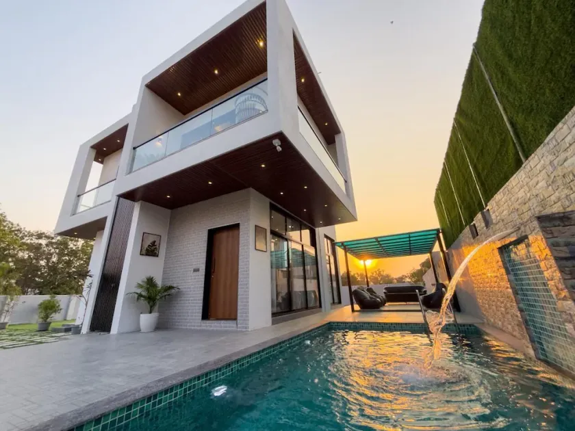 The White Casa Villa 4 BHK Private Pool Villa MTDC aproved - Image 1