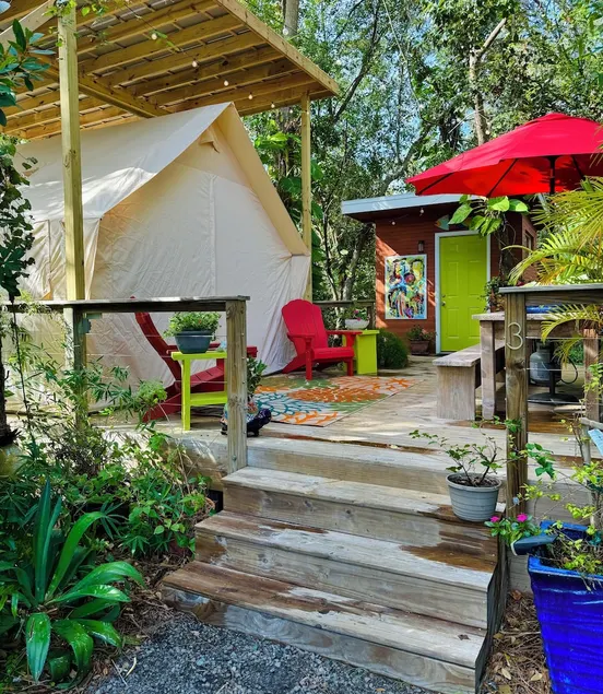 Romantic Glamping Tent/Tiny House Garden Retreat - Image 1