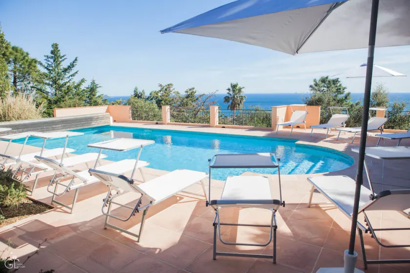 Superbe villa vue mer 180° climatisée 10_14p - piscine - Image 1