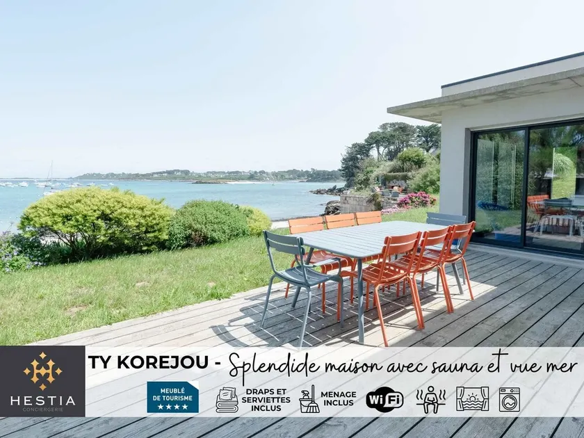 TY KOREJOU - splendide maison avec sauna les pieds dans l'eau - Image 1