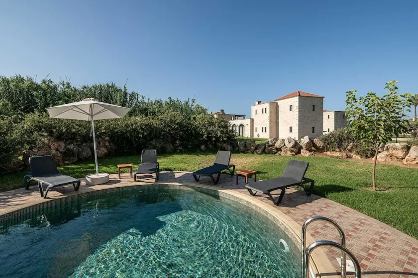 Villas Platanias   2 bedroom villa with a heated pool - Image 1