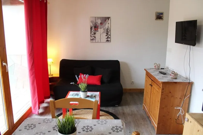 200m from ski slopes, Ground floor, terrace, tv, ski locker, 47m², Superdévoluy - Image 1