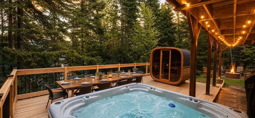 Luxury chalet retreat Wood fire,  Hot Tub & Sauna - Image 1