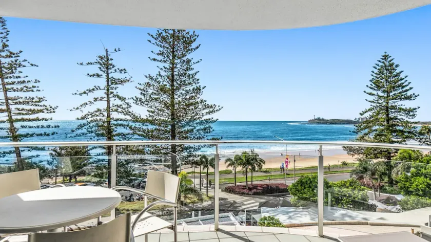 Superb location for this level 4  two bedroom apartment, swim between the flags just accross the roa - Image 1