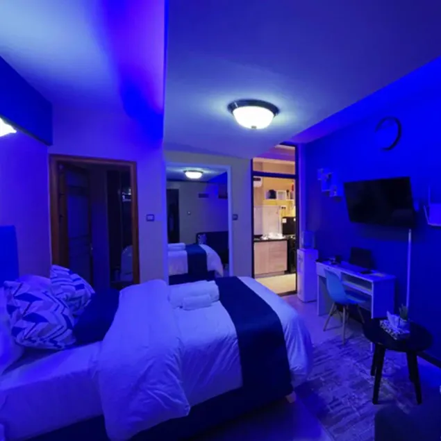 Lavish Cyan Blue studio Apartment, Kilimani - Image 1