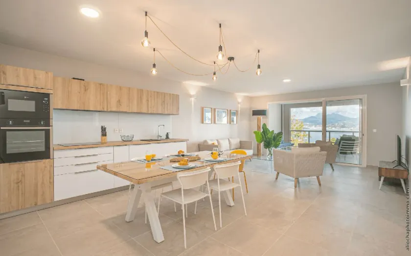 The 5 Tangarane apartments are located in Les Trois Ilets, overlooking the magni - Image 1