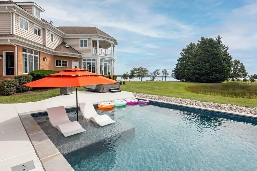 6BR Waterfront Estate | Private Dock, Firepit, Screened Porch & Beach Access - Image 1