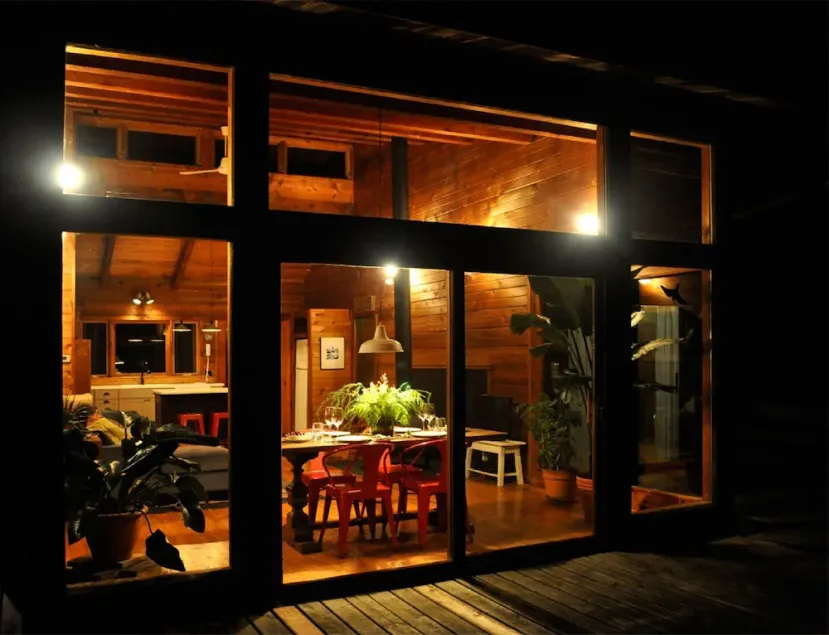 Stunning, serene, rustic house in the woods near Spring Green, Wisconsin - Image 1