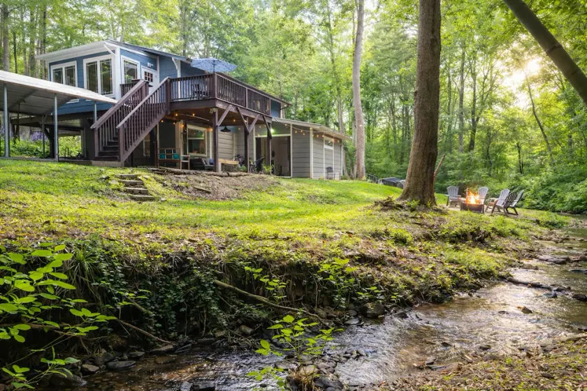 Hoopers Creek Cottage | Creekside Retreat Near Asheville + Hendersonville - Image 1