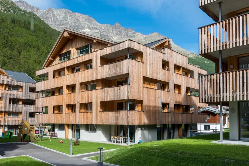 Ferienwohnung/app. für 6 Gäste mit 101m² in Saas-grund - Image 1