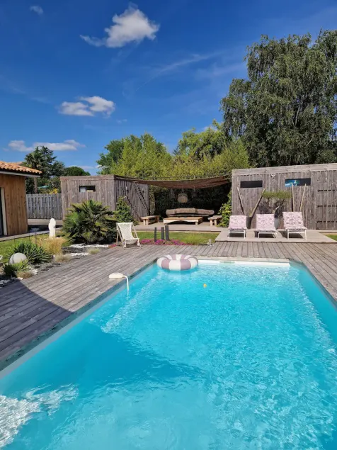 Near BORDEAUX, ST EMILION, BELLE DES VIGNES 8PERSONNES PRIVATE SWIMMING POOL - Image 1