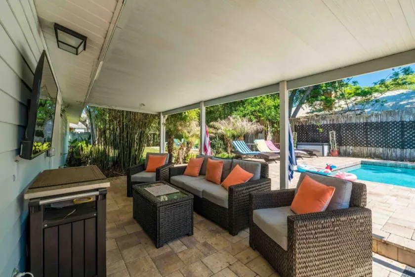Vilano Beach I Ocean - Private Pool - Fire Pit 3 Bedroom Home - Image 1