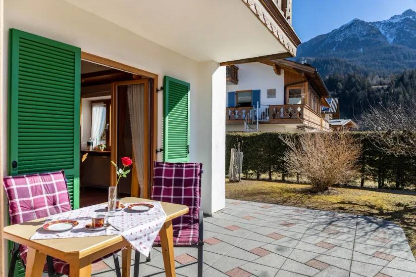 Holiday Apartment 'Alpenblick Tilly - Barmsee' with Mountain View, Private Terrace and Wi-Fi - Image 1