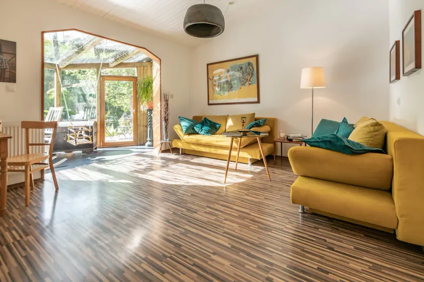 Taunus appartement avec jardin, à la périphérie de la ville, véranda, terrasse avec piscine u. Jardin Sauna - Image 1