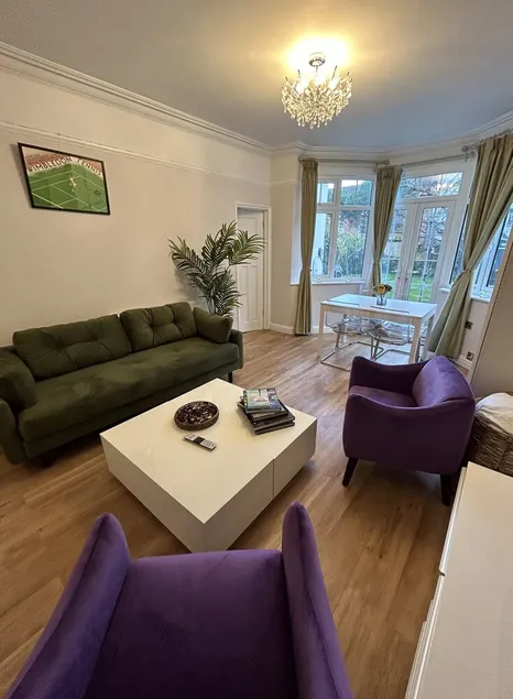 Studio en Rez-de-jardin Attrayant à Wimbledon, Londres, Proche du Métro, Wifi - Image 1
